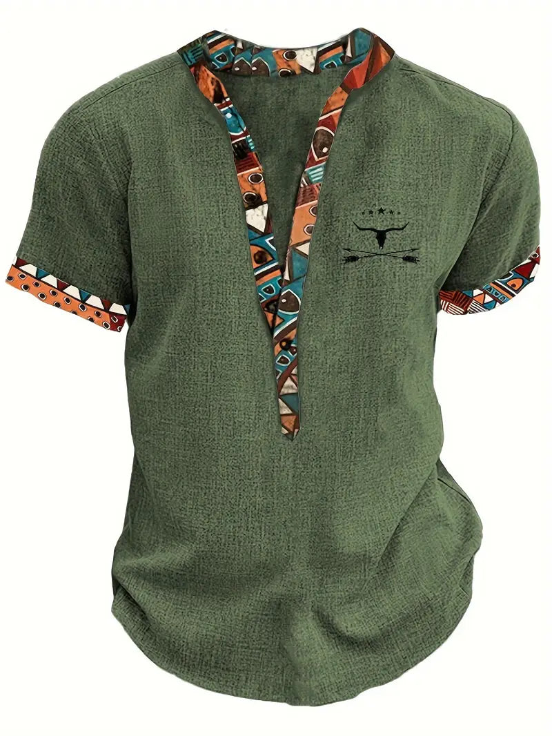 Azel | Camisa elegante de manga corta