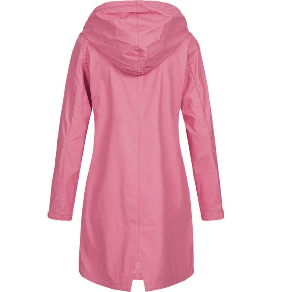 Azel | Chaqueta de lluvia larga