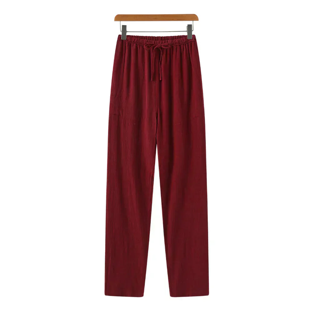 Azel | Pantalón slim en lino