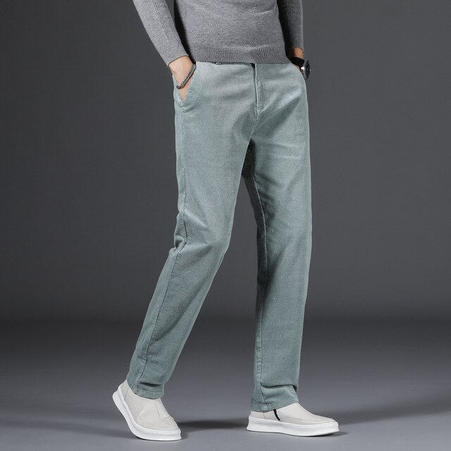 Azel | Pantalones de pana de talle medio-alto