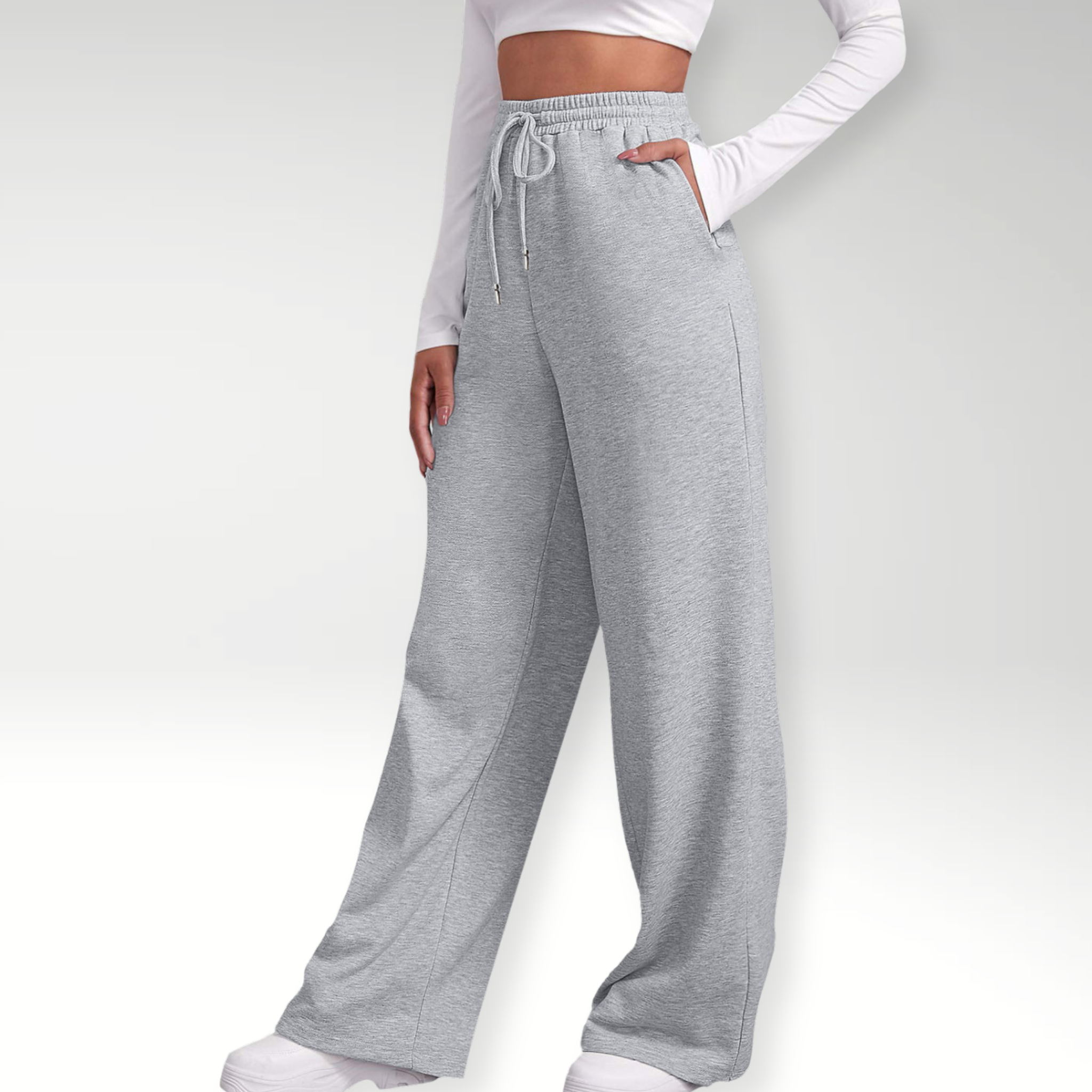 Azel | Joggers de pierna ancha y corte relajado