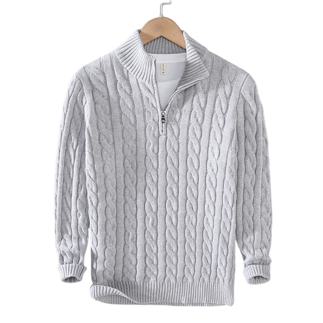 Azel | Pull demi-zippé