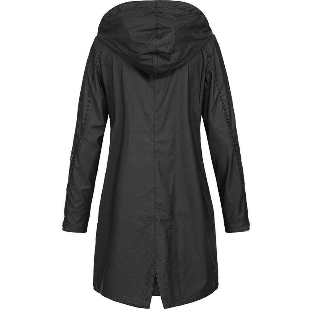 Azel | Chaqueta de lluvia larga