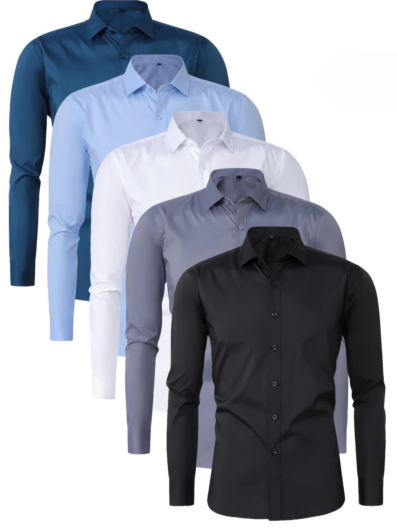 Azel | Camisa elegante de manga larga con botones