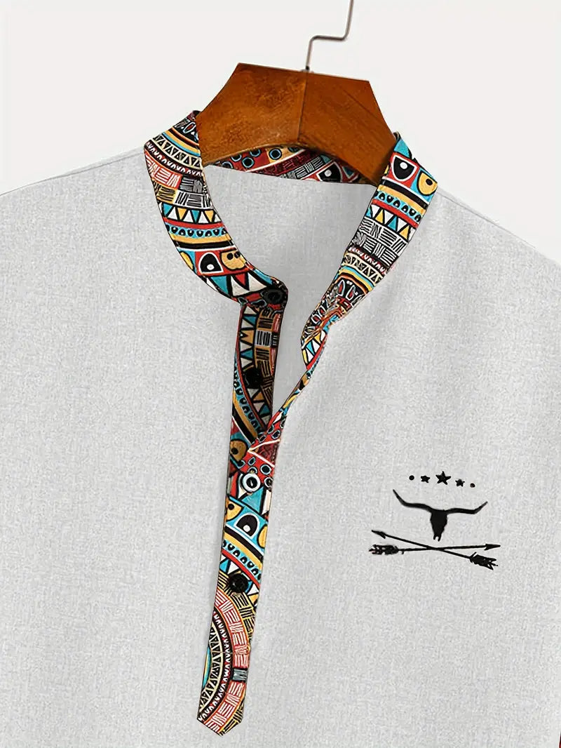 Azel | Camisa elegante de manga corta