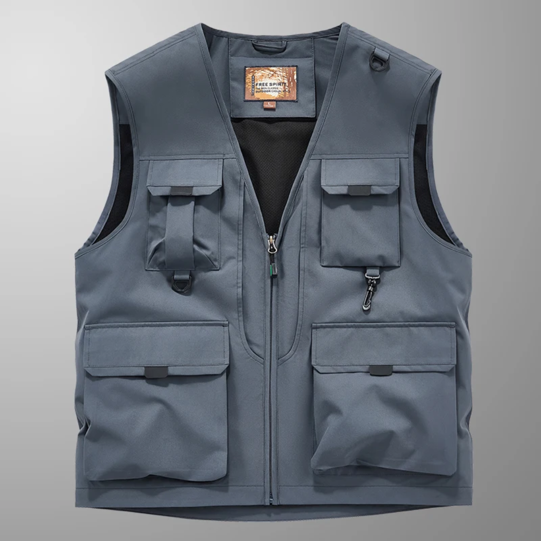 Azel | Chaleco cargo elegante y casual