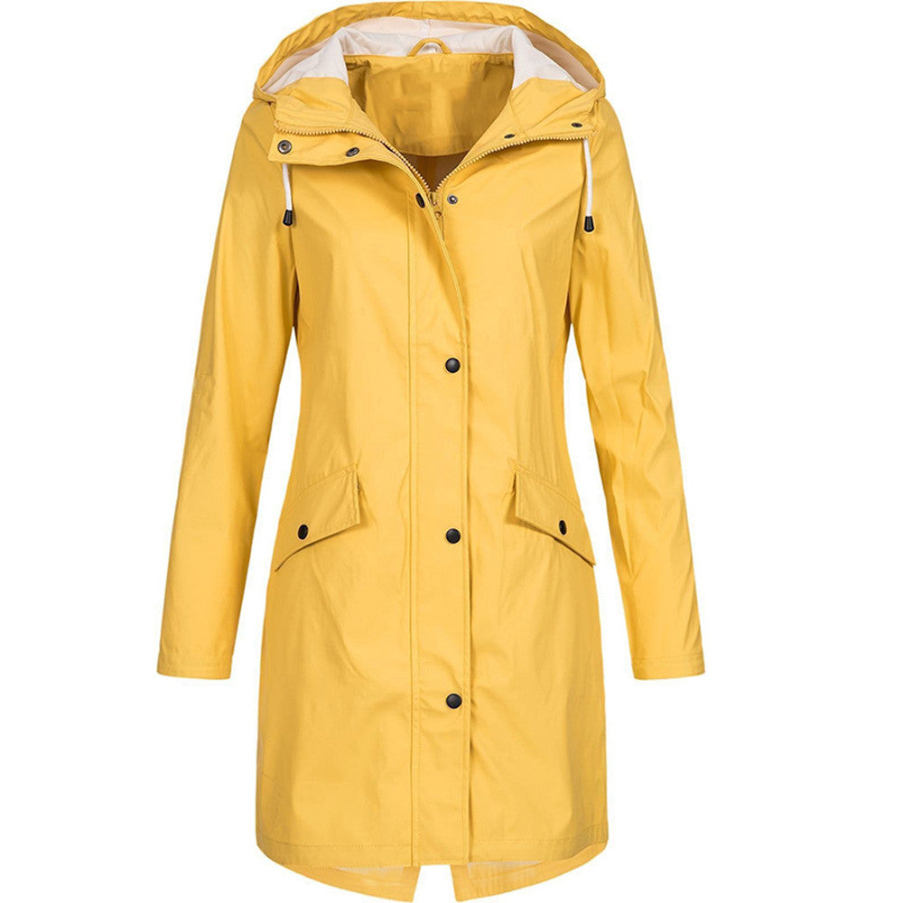 Azel | Chaqueta de lluvia larga