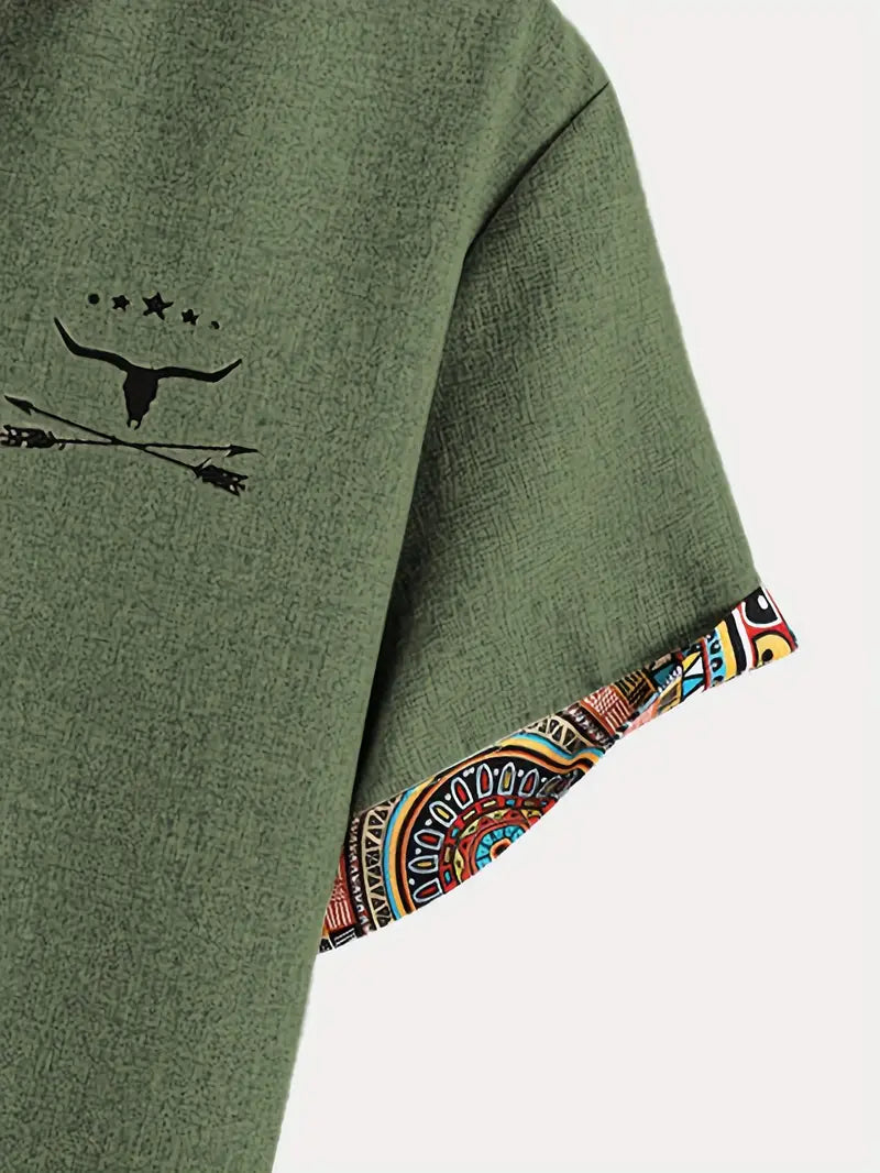 Azel | Camisa elegante de manga corta