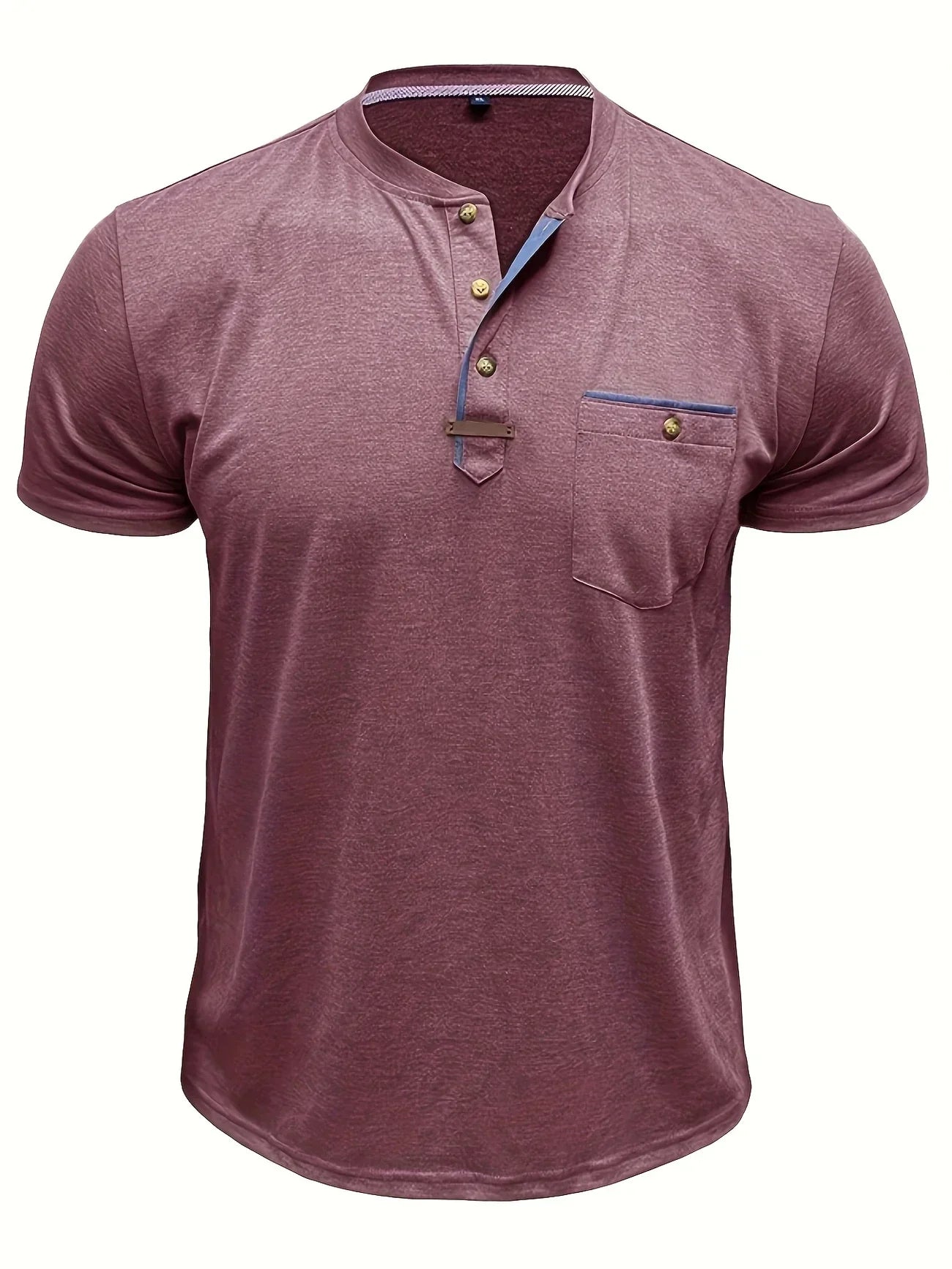 Azel | Camiseta de cuello redondo elegante con bolsillo