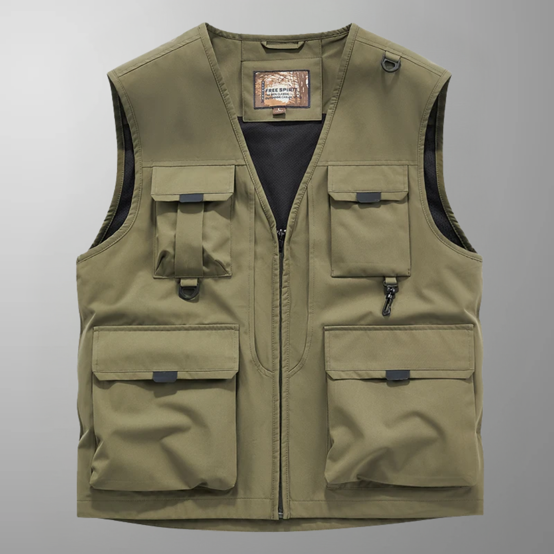 Azel | Chaleco cargo elegante y casual