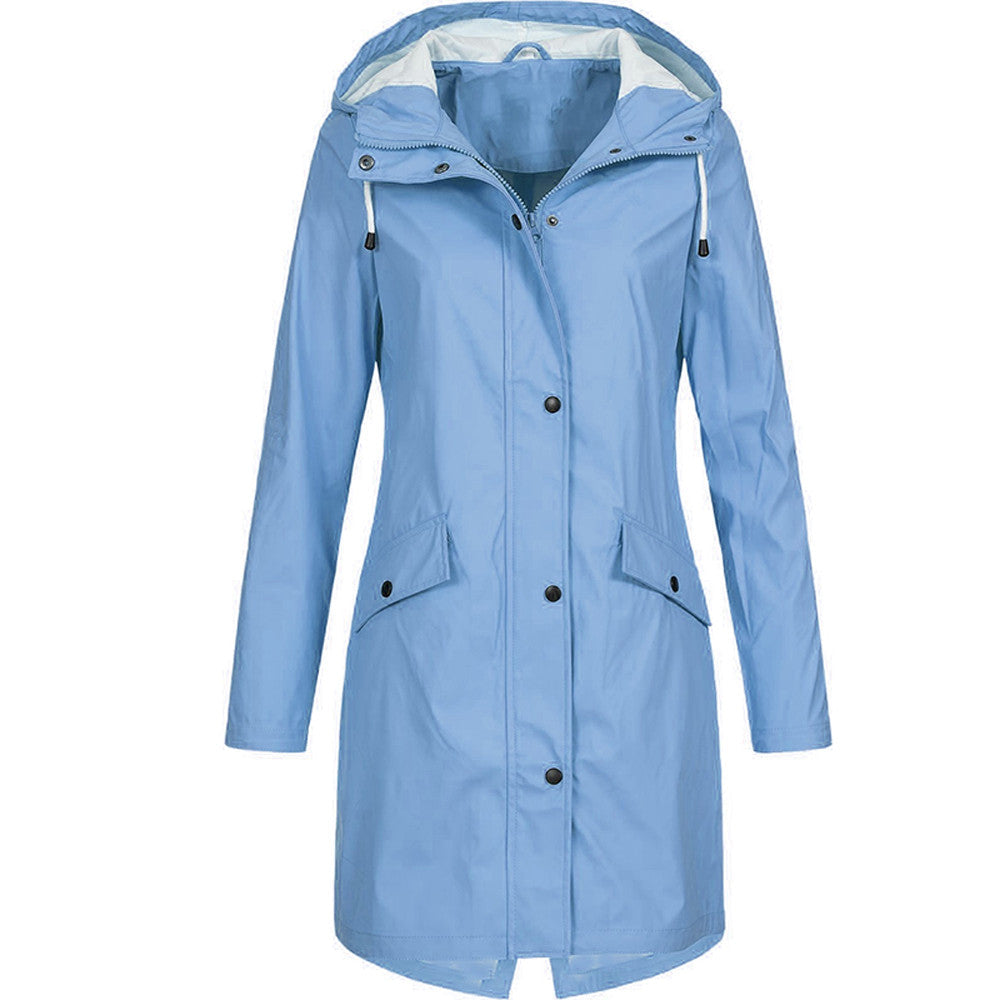 Azel | Chaqueta de lluvia larga