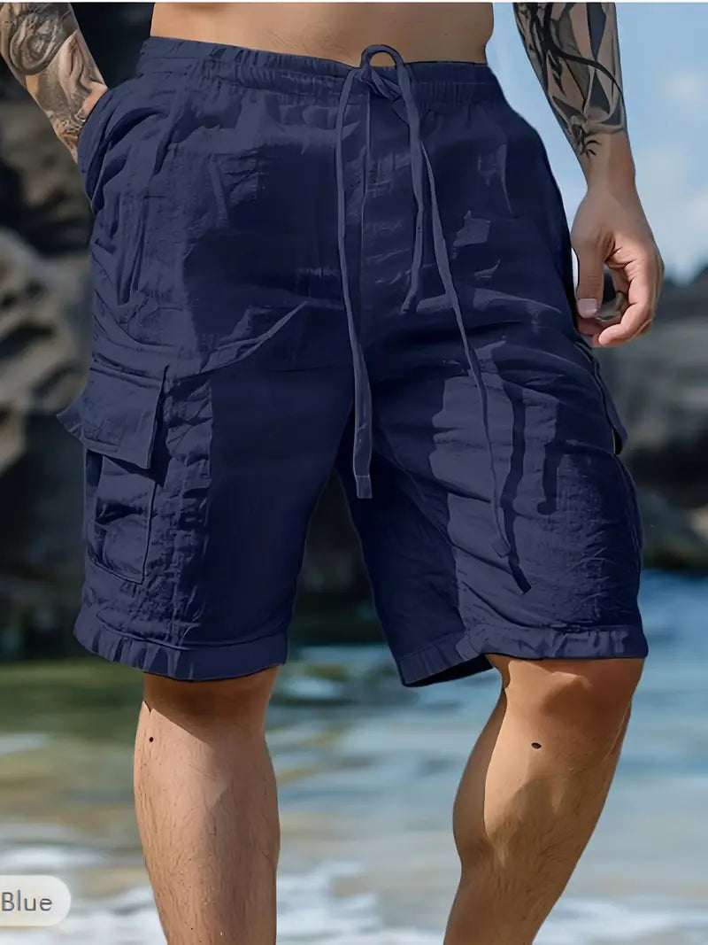 Azel | Pantalones cortos transpirables con cintura elástica