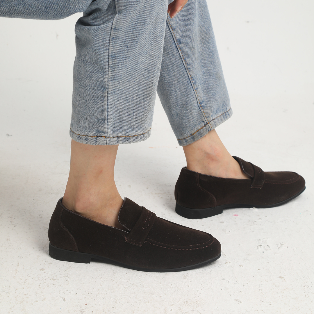 Azel | Mocasines con hebillas de ante