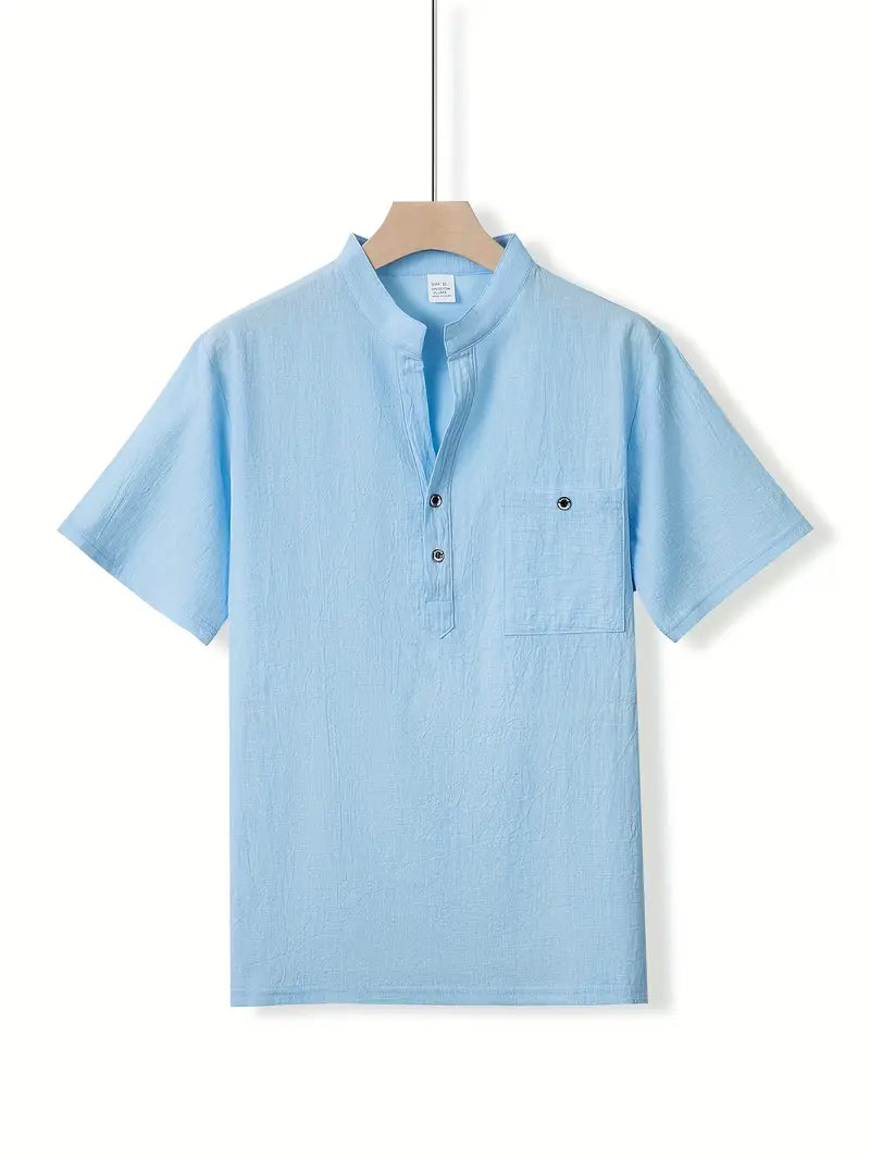 Azel | Camisa elegante de manga corta