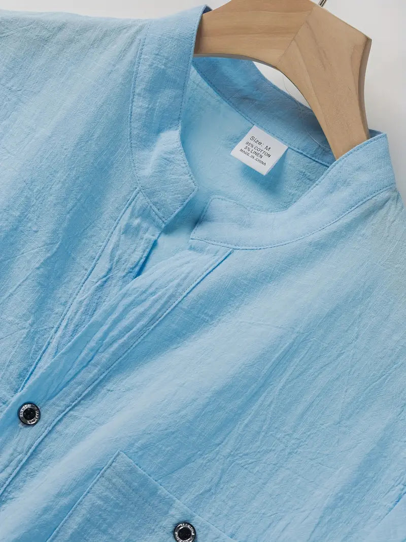 Azel | Camisa elegante de manga corta