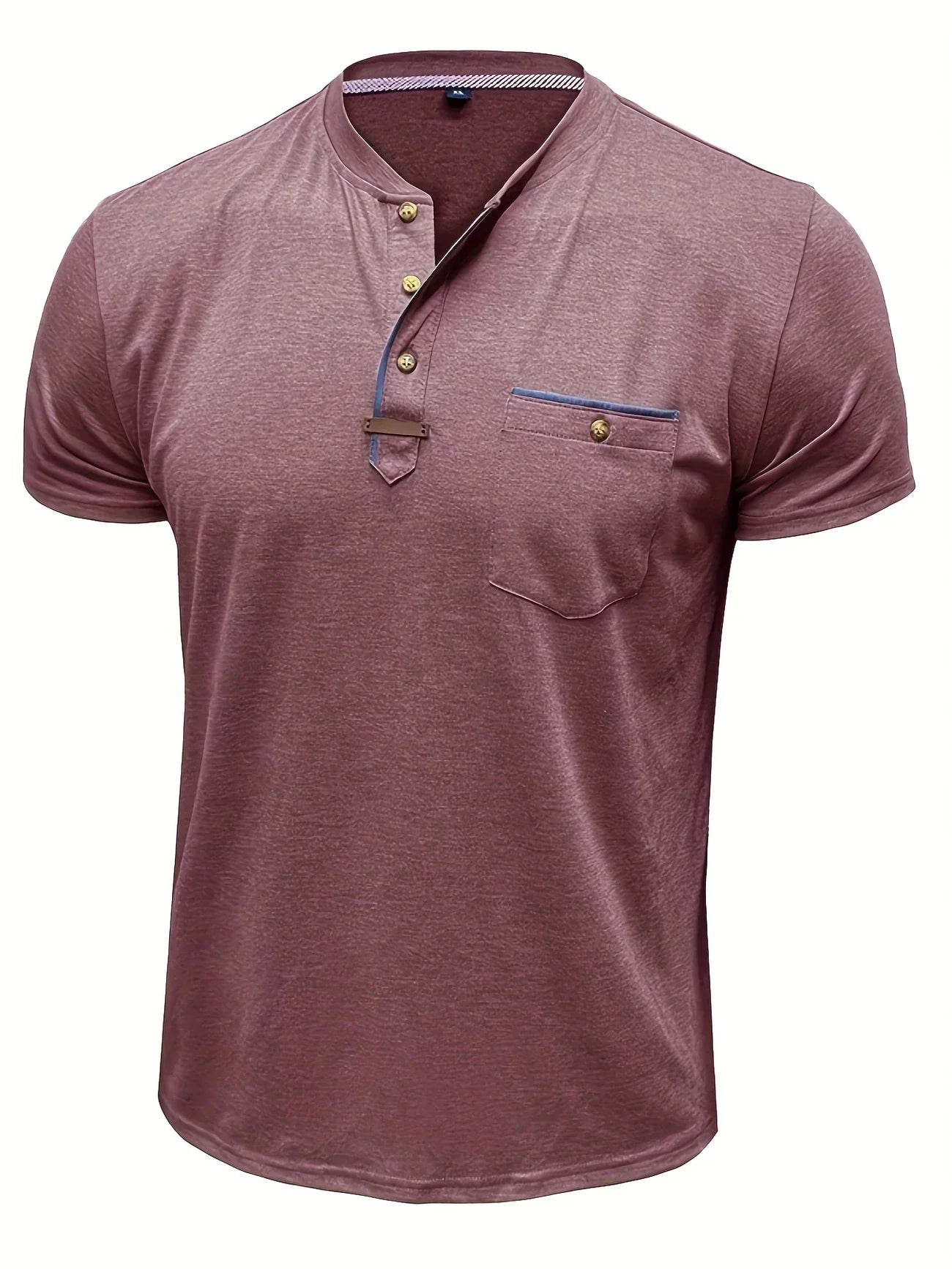 Azel | Camiseta de cuello redondo elegante con bolsillo