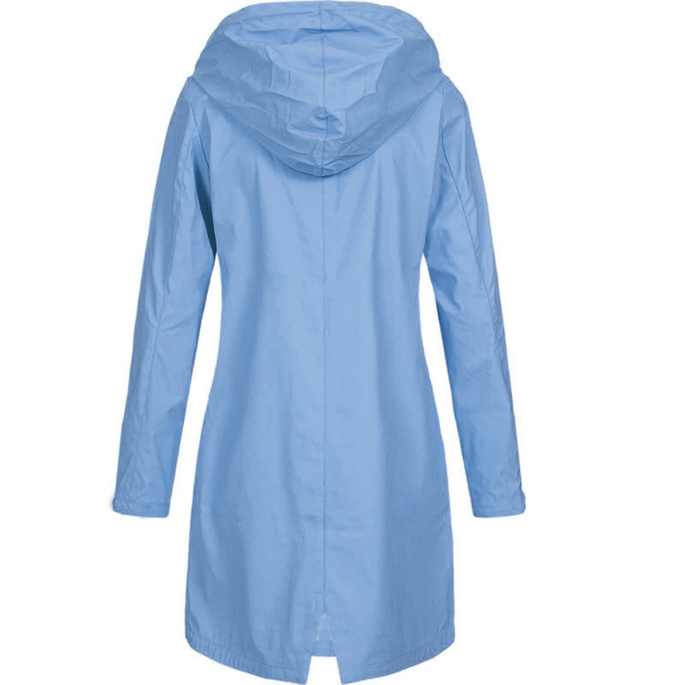 Azel | Chaqueta de lluvia larga