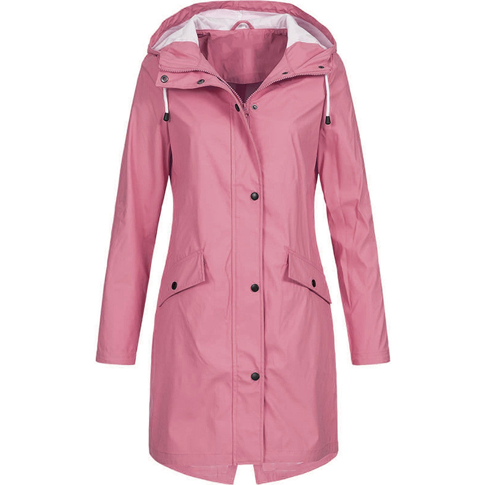Azel | Chaqueta de lluvia larga
