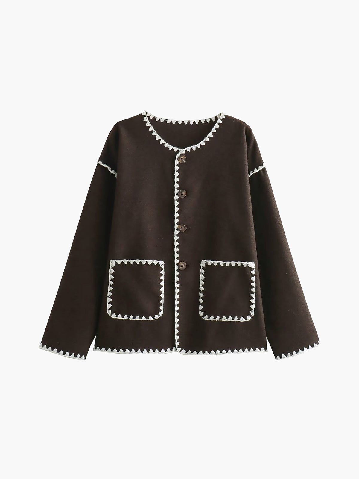 Azel | Chaqueta contrastada