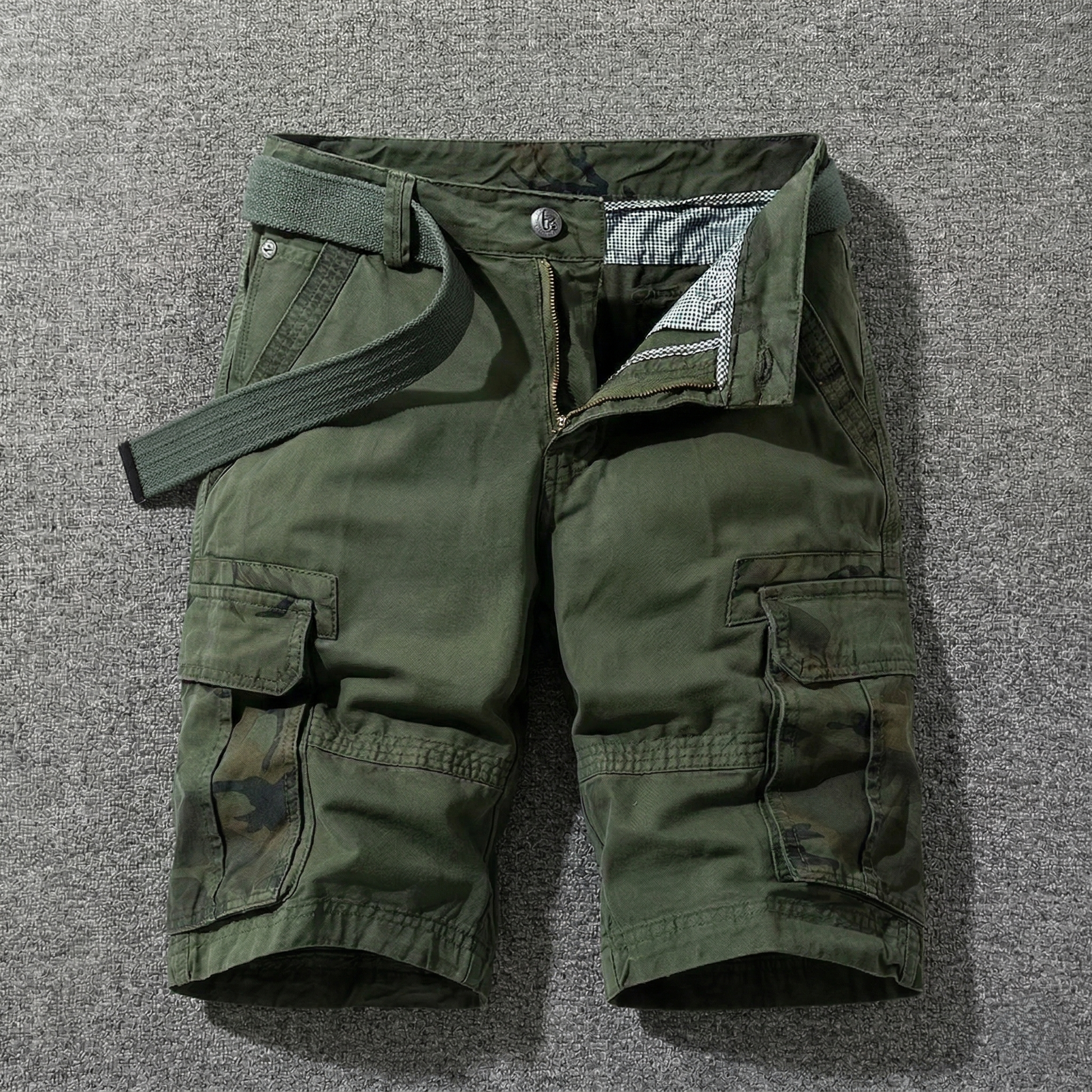 Azel | Pantalones cortos cargo con cinturón
