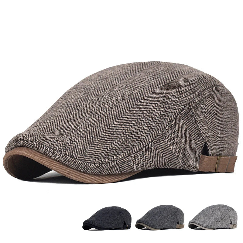 Azel | Gorra Moderna para Hombres con Patrón Chevron