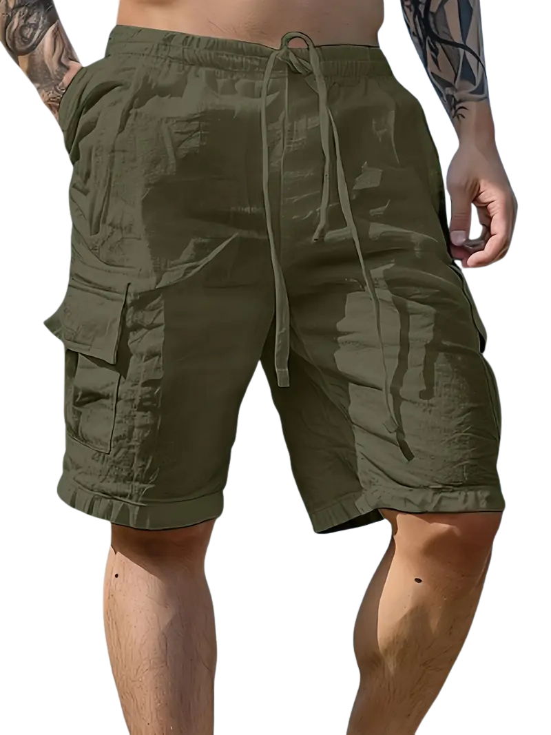 Azel | Pantalones cortos transpirables con cintura elástica