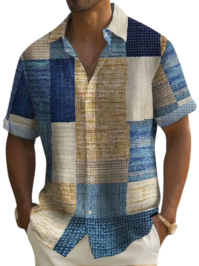 Azel | Camisa elegante de manga corta