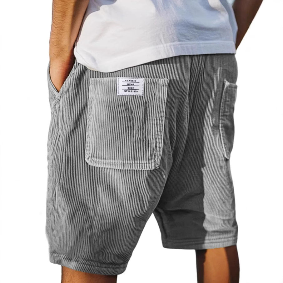 Cazel | Pantaloni corti eleganti in velluto