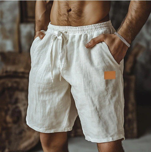 Azel | Pantalones cortos de lino casuales para hombre