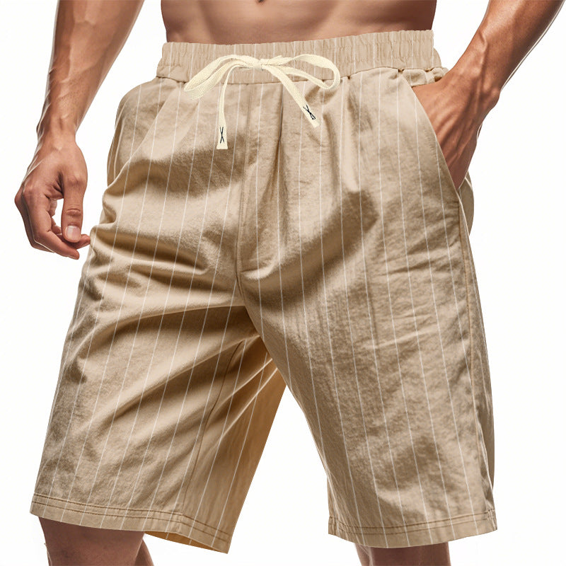 Azel | Pantalones cortos a rayas casuales para hombre