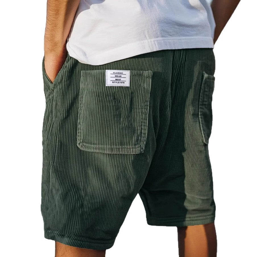 Cazel | Pantaloni corti eleganti in velluto