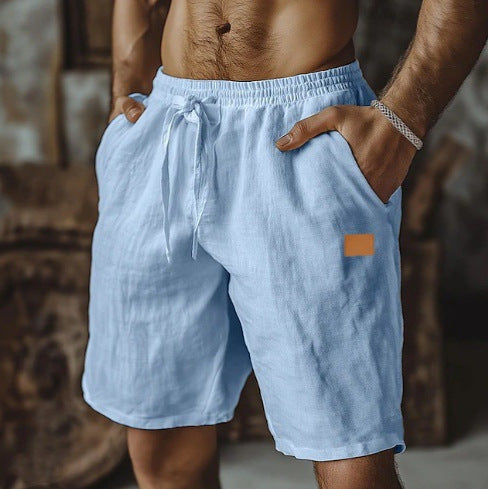 Azel | Pantalones cortos de lino casuales para hombre