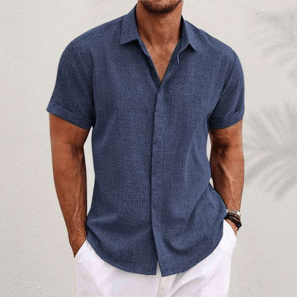 Azel | Camisa clásica de lino