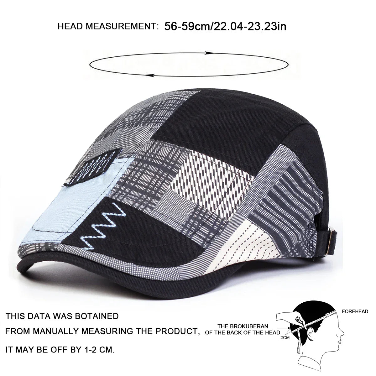 Azel | Gorra patchwork para hombre