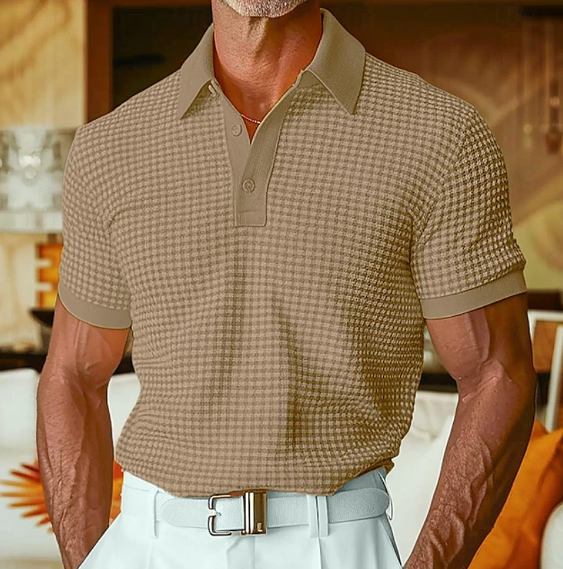 Azel | Polo a cuadros para hombre