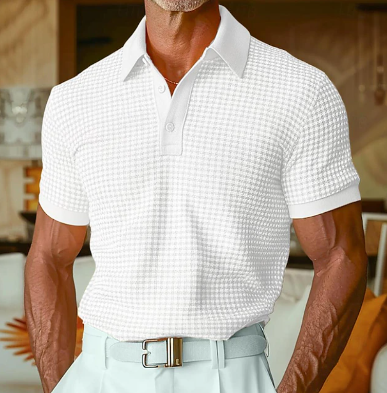 Azel | Polo a cuadros para hombre