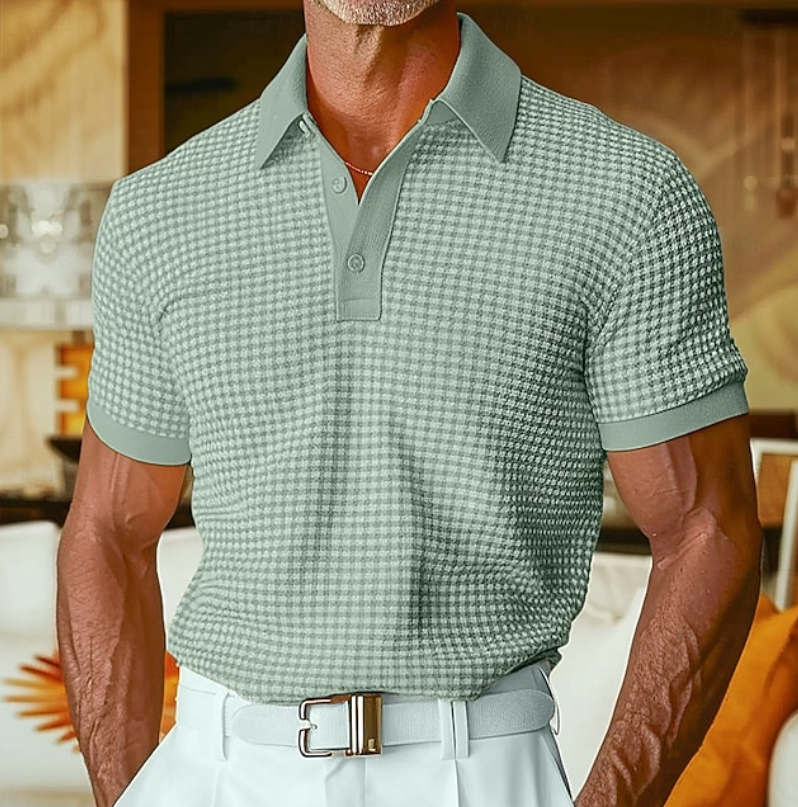 Azel | Polo a cuadros para hombre