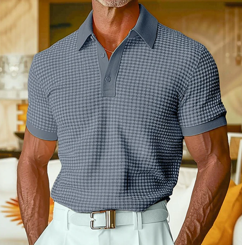Azel | Polo a cuadros para hombre