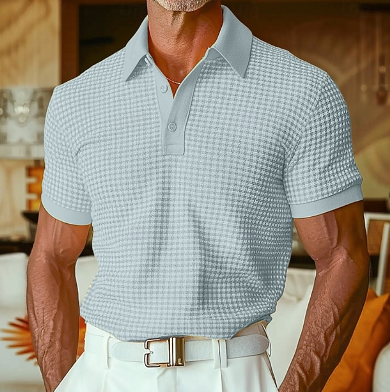 Azel | Polo a cuadros para hombre