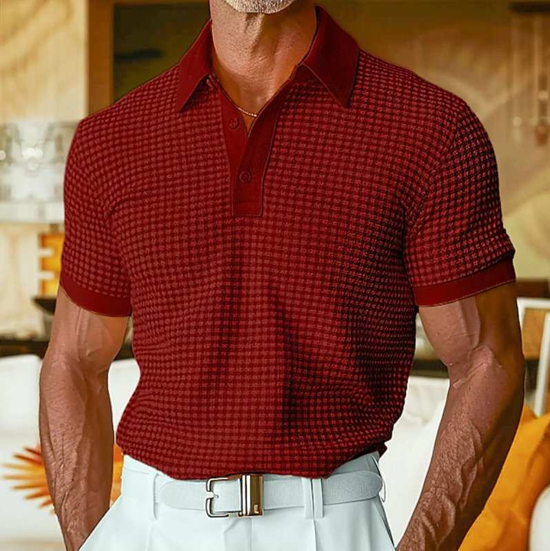 Azel | Polo a cuadros para hombre