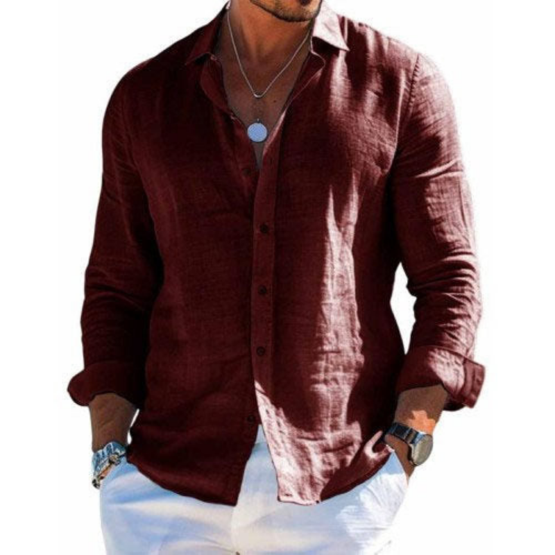 Cazel | Camicia elegante in tessuto traspirante