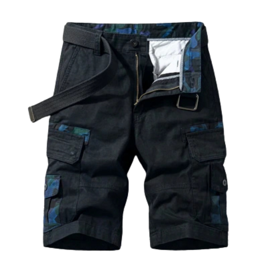Azel | Pantalones cortos cargo con cinturón