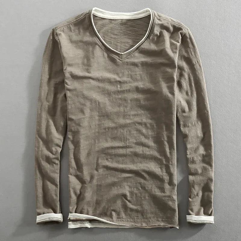 Azel | Camisa de manga larga de algodón