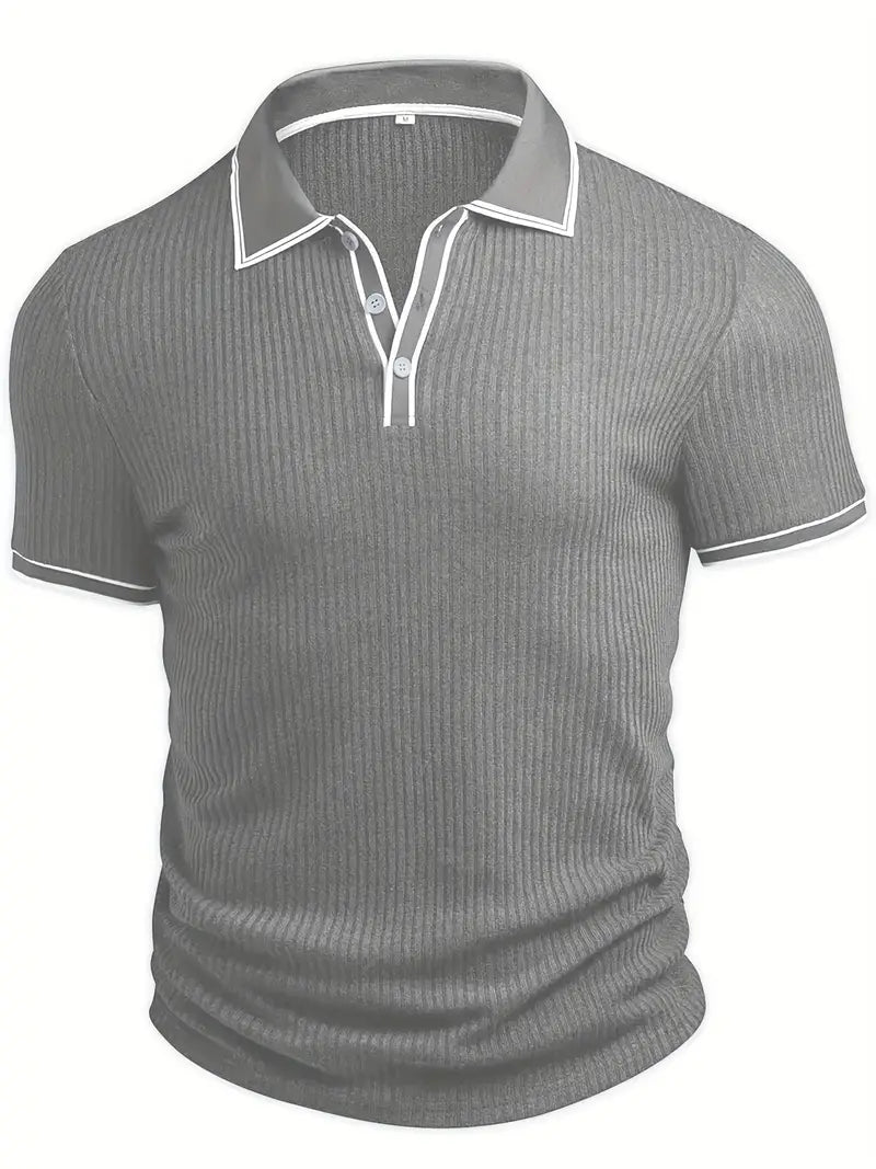Azel | Polo elegante de manga corta