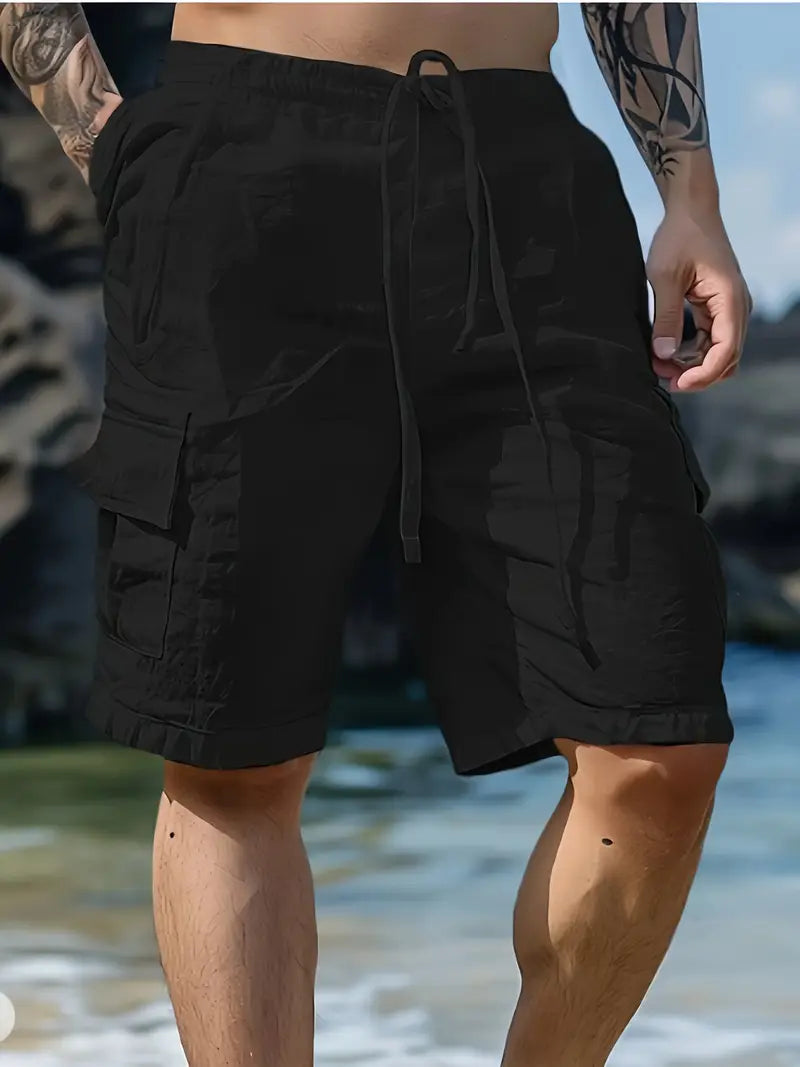 Azel | Pantalones cortos transpirables con cintura elástica