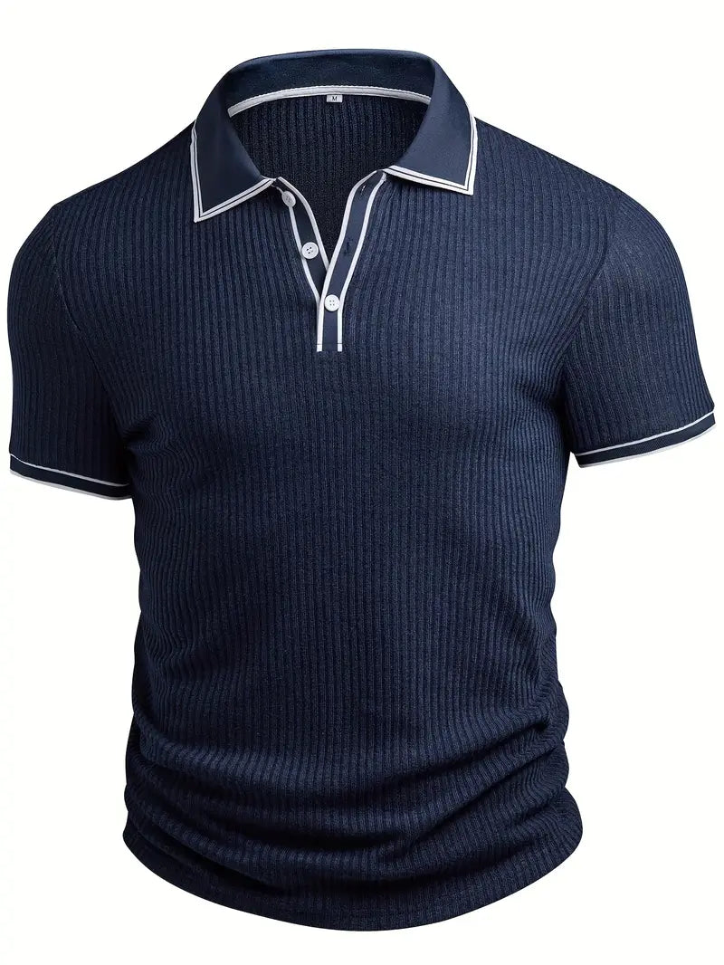 Azel | Polo elegante de manga corta