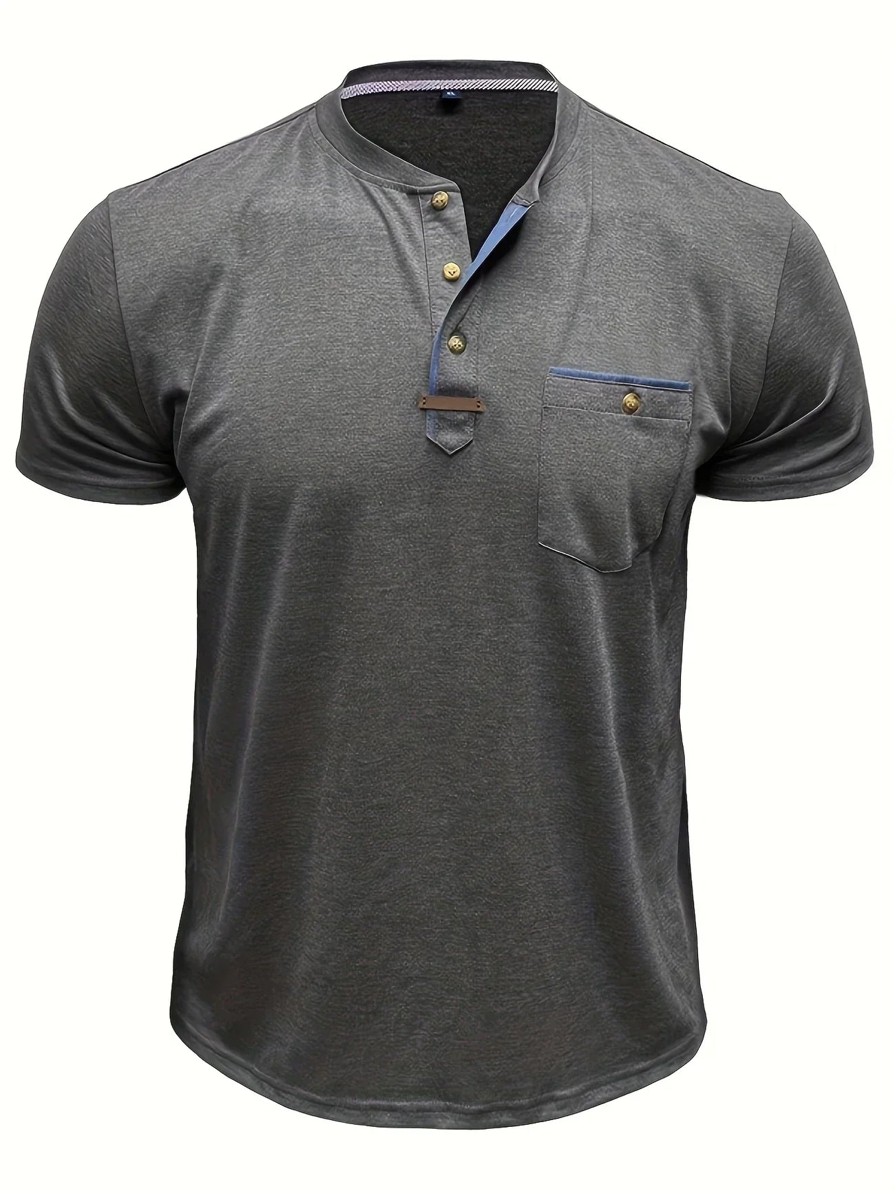 Azel | Camiseta de cuello redondo elegante con bolsillo