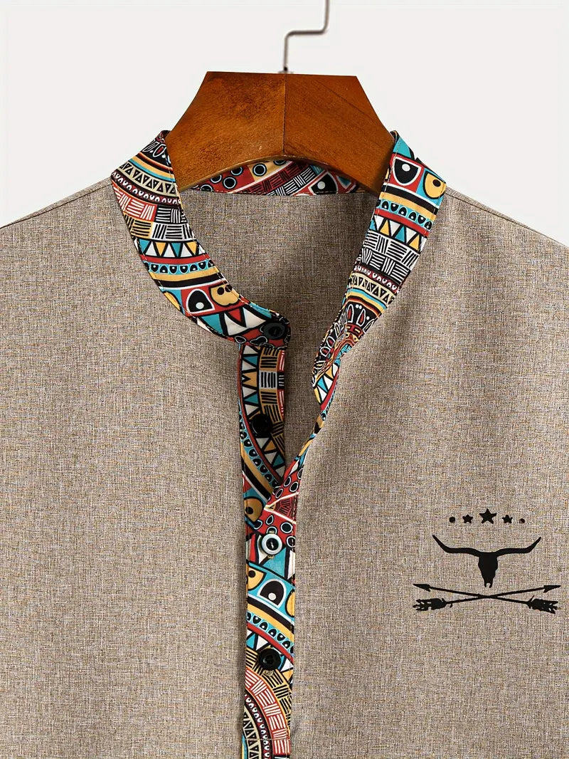 Azel | Camisa elegante de manga corta