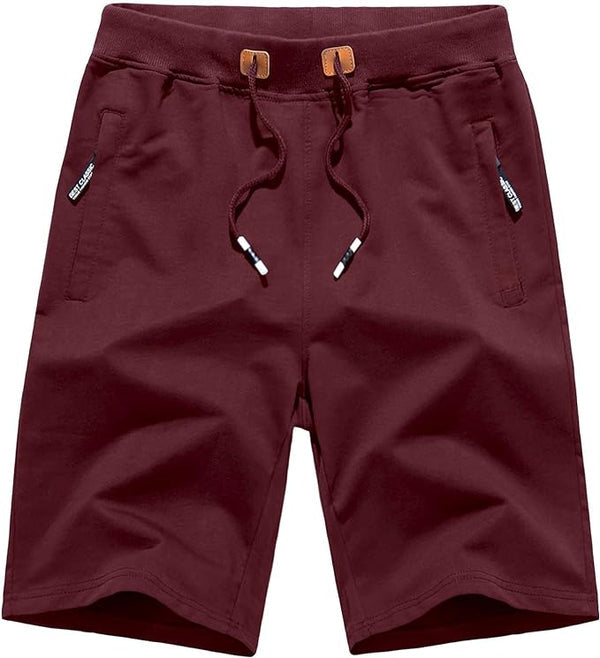 Azel | Pantalones cortos de algodón con bolsillos con cremallera