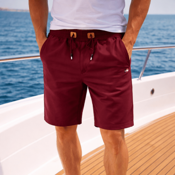 Azel | Pantalones cortos de algodón con bolsillos con cremallera